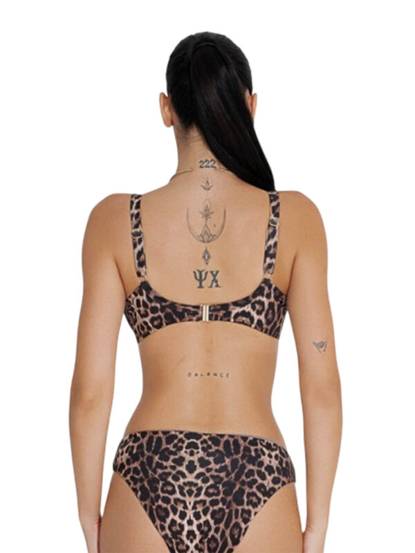 BLP CAT CALL UNDERWIRED BIKINI TOP 26066085E 18 brown animal 2604 2