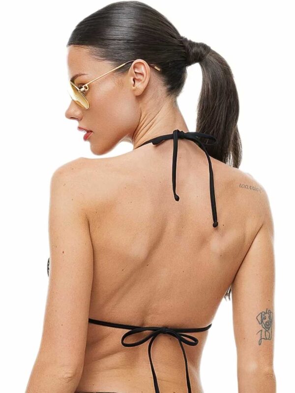 BLP CROCO EFFECT TRIANGLE BIKINI TOP 26066073 18 brown animal 2604 2