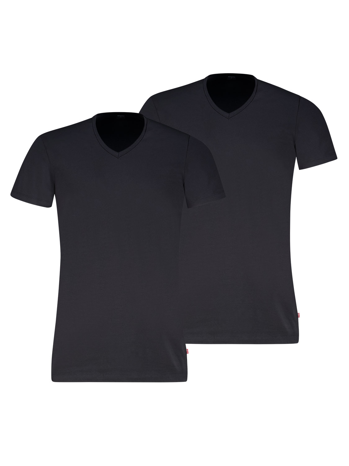 LEV V NECK T-SHIRT 701238694-884 jet black 2602 1 t-shirt LEV V NECK T-SHIRT 701238694-884 jet black 2602 1