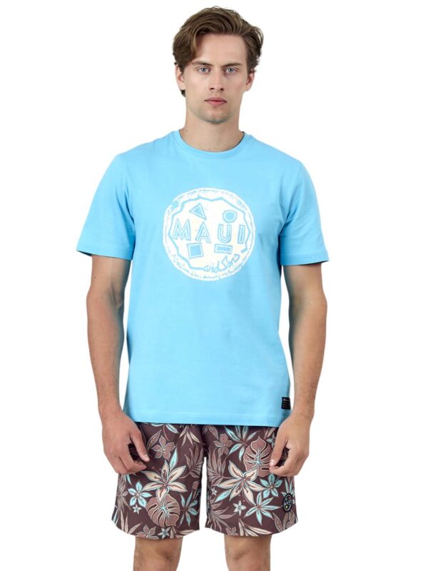 MAU T-S TRIBAL COOKIE 1165560003-53 turquoise-bone 2604 1
