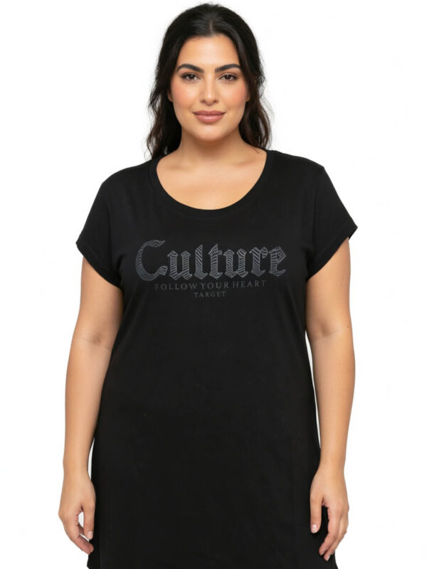t-shirt TAR T-SHIRT A CULTURE S26-65308 10 black 2604 1