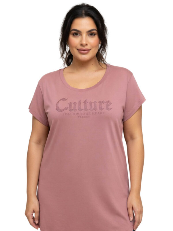 t-shirt TAR T-SHIRT A CULTURE S26-65308 55 matrix rose 2604 1