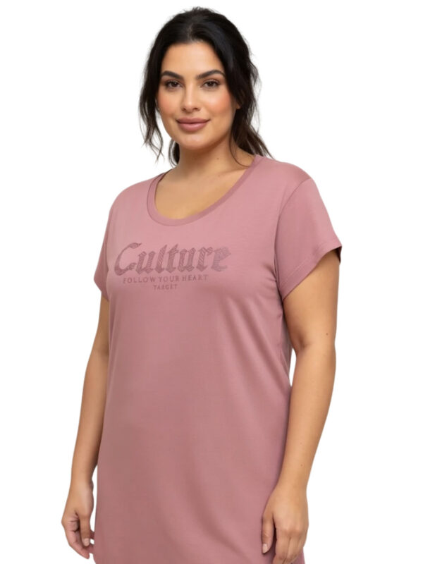 t-shirt TAR T-SHIRT A CULTURE S26-65308 55 matrix rose 2604 2
