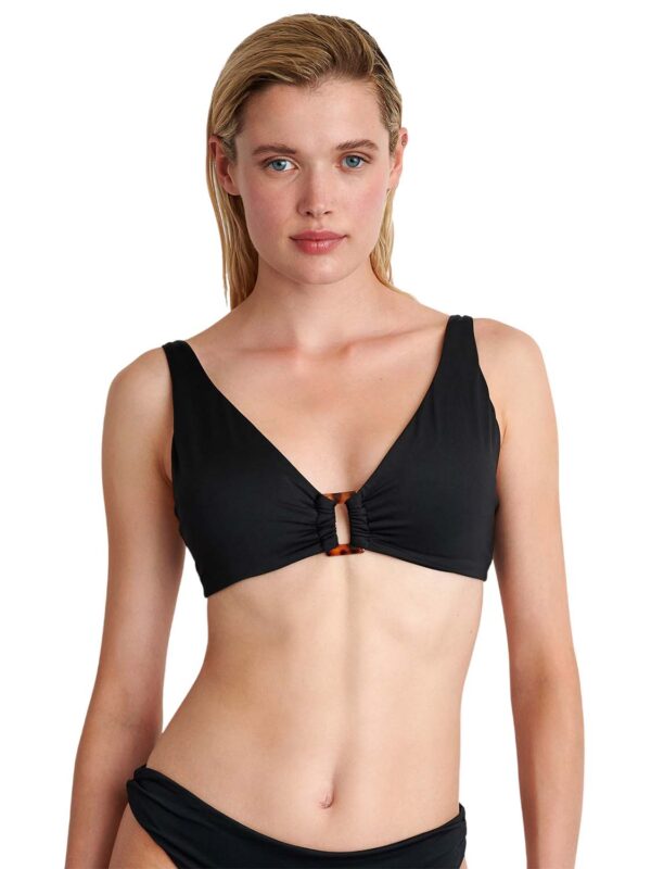 magio top B4U FASHION SOLIDS HALTER BIKINI TOP 26366092D-02 mavro 2605 1