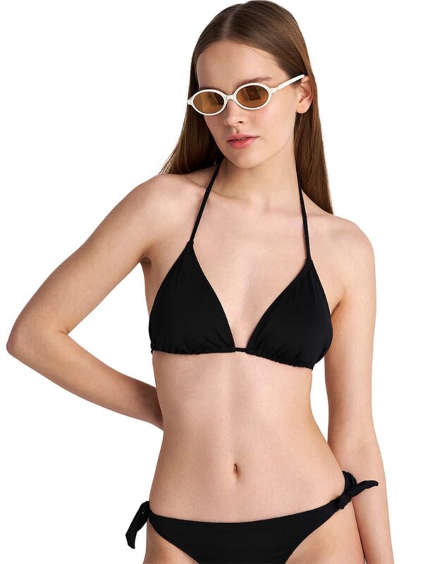 B4U SOLIDS TRIANGLE SWIMWEAR BIKINI TOP 26366089 02 black 2605 1