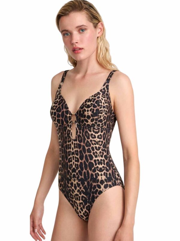 BLP CAT CALL ONEPIECE SWIMSUIT 26058080-18 brown animal 2604 2