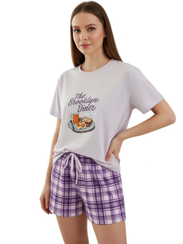 MIH THE BROOKLYN DINER 90785-R4113 lilac 2605 2