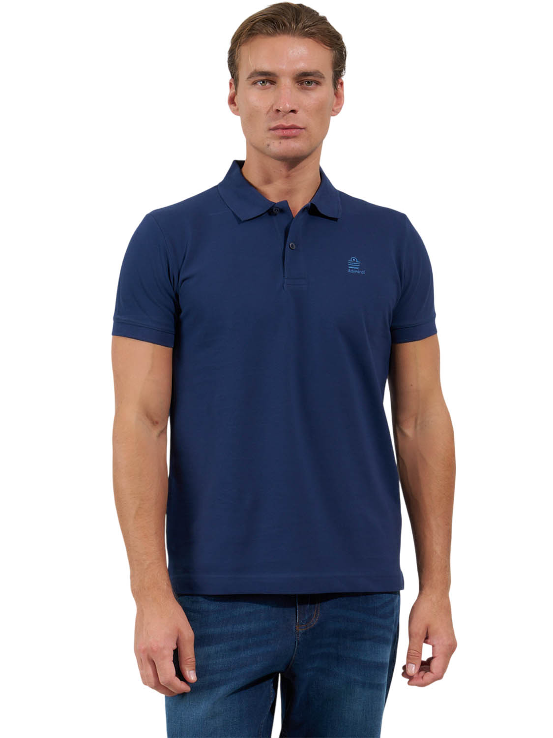 Ανδρική βαμβακερή κοντομάνικη μπλούζα POLO 626 ADMIRAL 1121560001 37 – Naval Academy