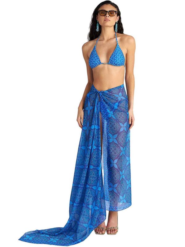pareo B4U BLUE IKAT PAREO 26383581-25 ciel 2606 1