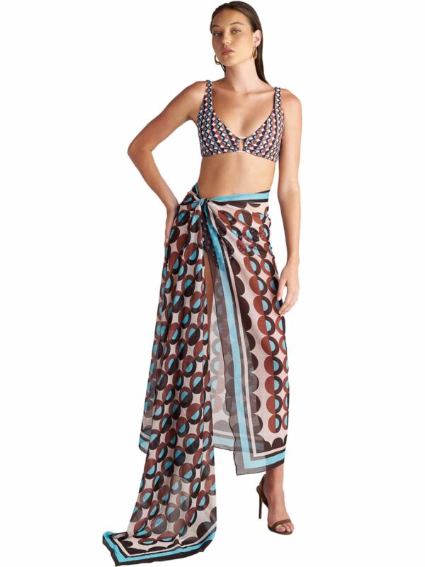 pareo B4U POLCA BORDERS PAREO 26383462 47 bronze 2606 1