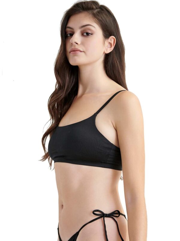 B4U SOLIDS BIKINI CROP TOP 26366086 02 black 2606 2