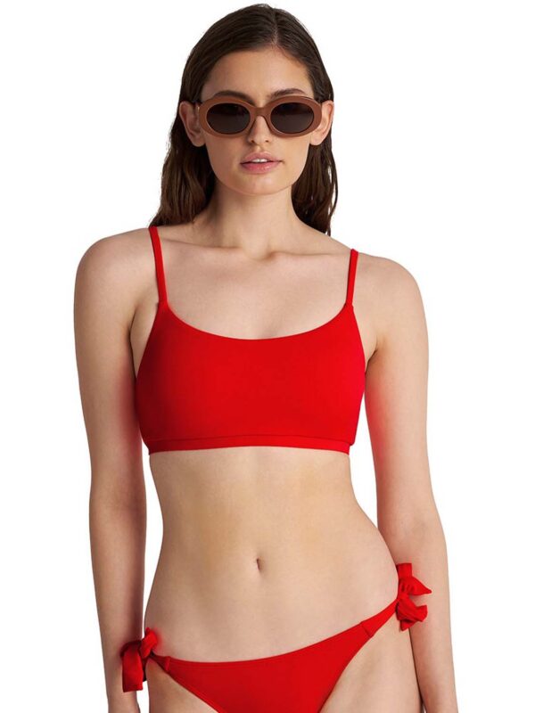 B4U SOLIDS BIKINI CROP TOP 26366086 07 red 2606 1