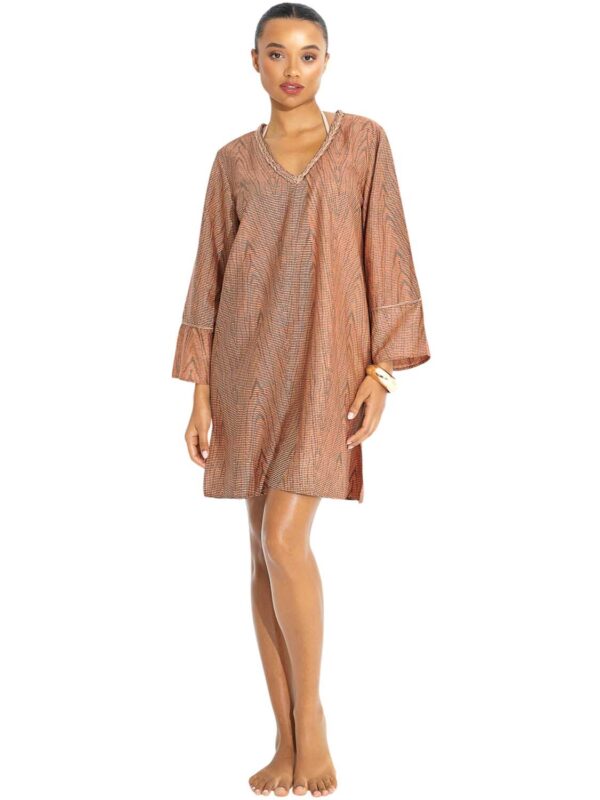 kaftan BLP ON THE ROCKS PRINTED MINI DRESS KAFTAN 26084000 49 bronze 2606 1