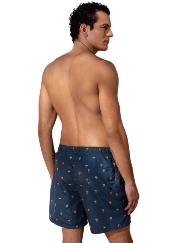 BLP PALM DROPS SWIMWEAR BERMUDA 26018026-21 dark petrol 2605 2