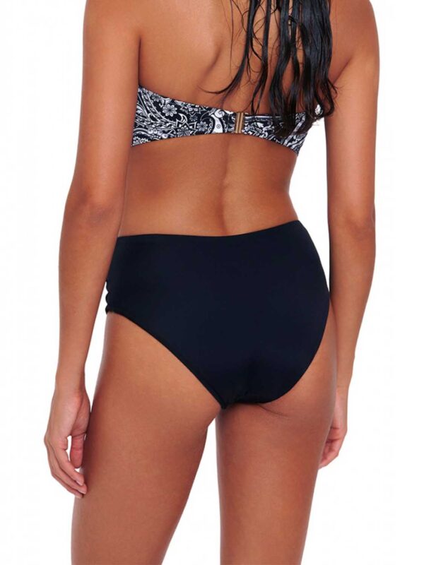 magio BLP SOLIDS HIGH WAISTED BIKINI SLIP 26065095 02 mavro 2606 2