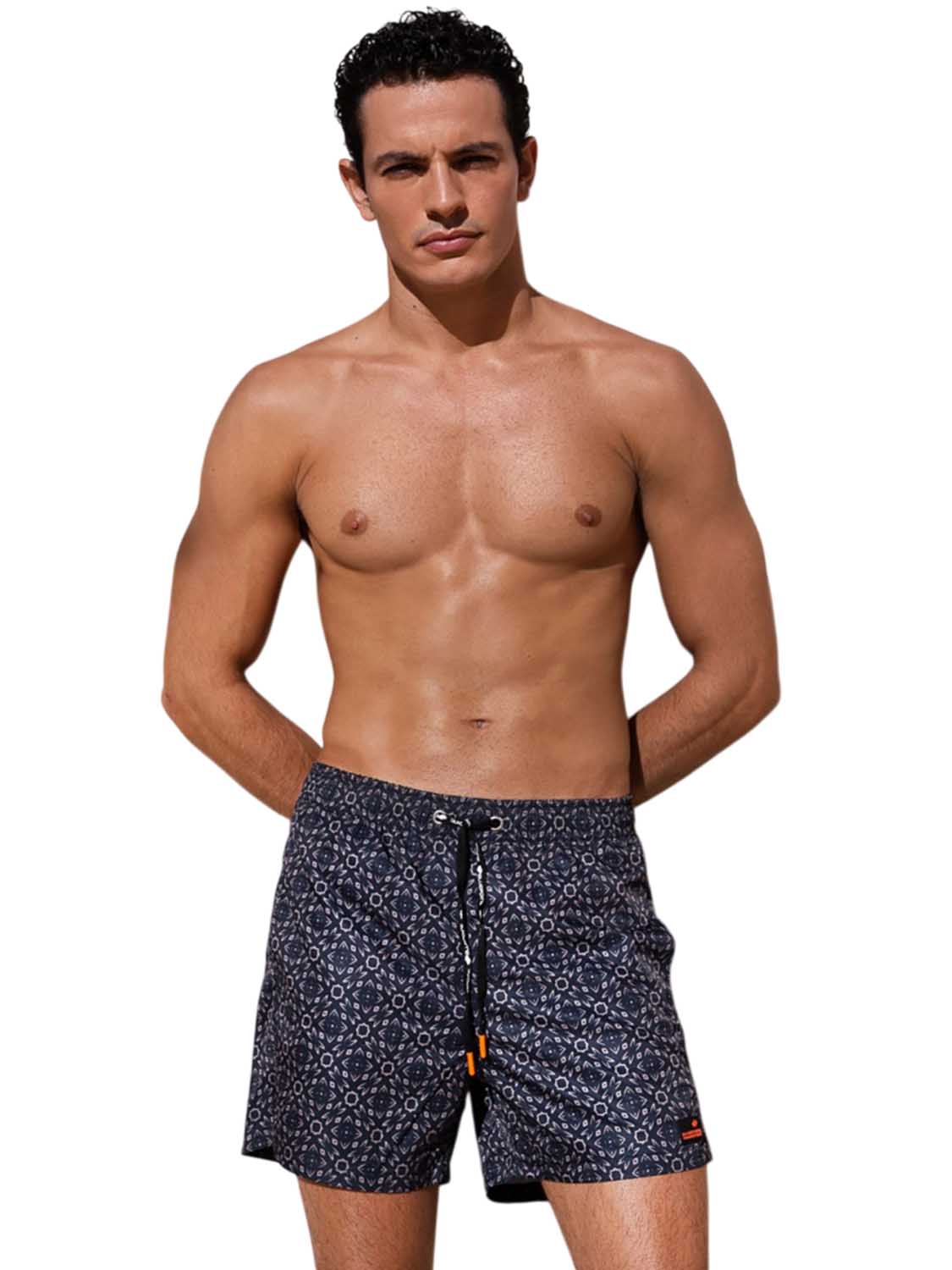 BLP TRIBAL FORM SWIMWEAR BERMUDA 26016010-02 black 2605 1 BLP TRIBAL FORM SWIMWEAR BERMUDA 26016010-02 black 2605 1