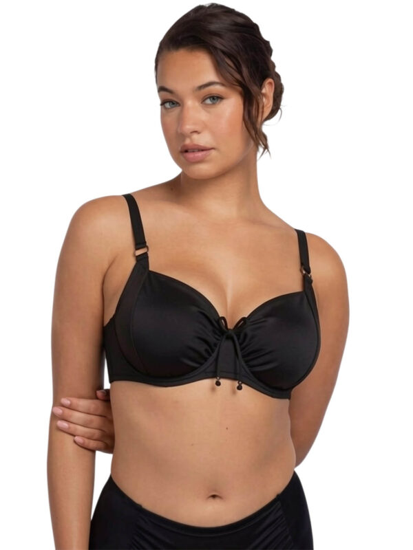 top DRN FIJI ECO NON PADDED BIKINI TOP DCBK0008MI010-BK0001 mavro 01