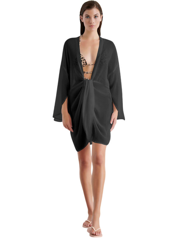 B4U SOLIDS KAFTAN MONOCHROME 26384000-02 black 2607 1
