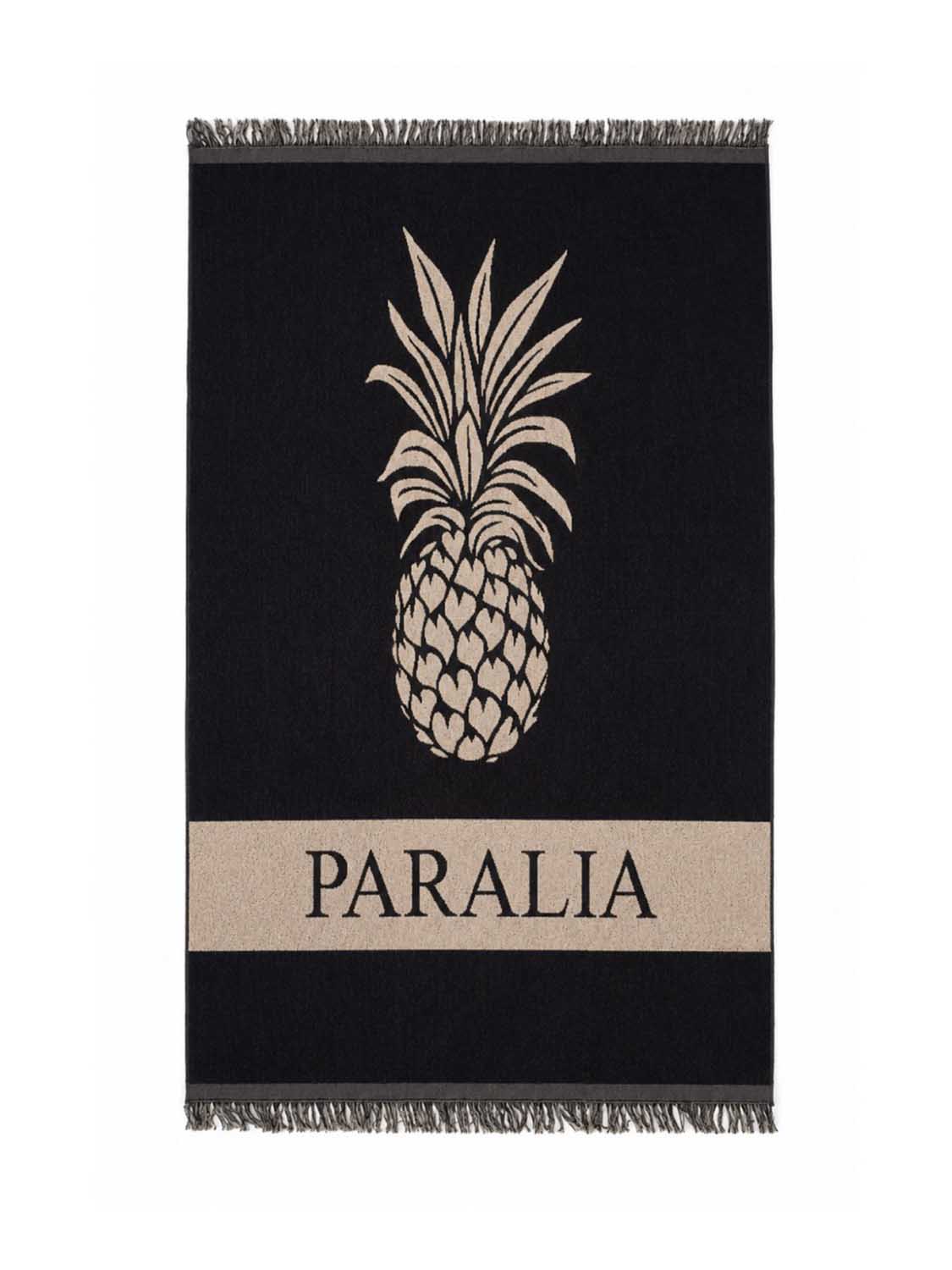 BLP PASSPARTOUT PARALIA PRINTED BEACH TOWEL 26086081-02 black 2607 1 BLP PASSPARTOUT PARALIA PRINTED BEACH TOWEL 26086081-02 black 2607 1
