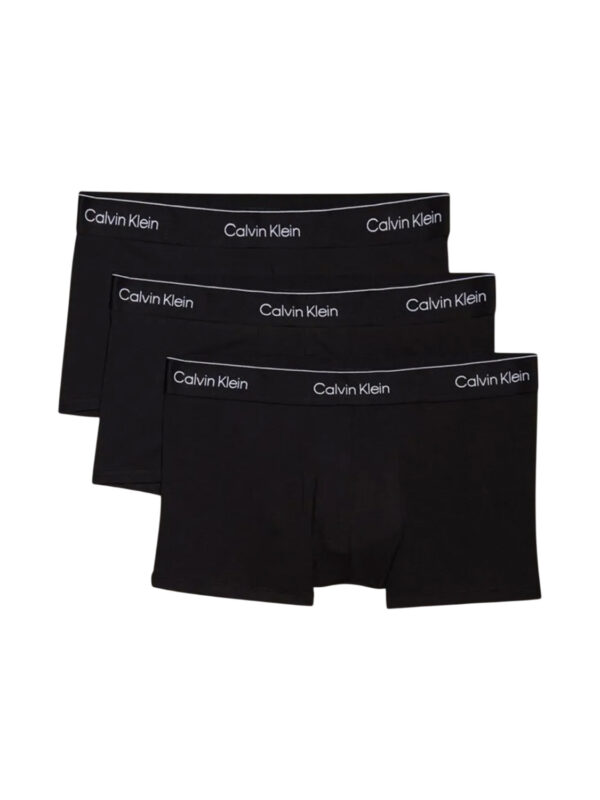 CKL ICON COTTON STRETCH 3P LOW RISE TRUNKS LV00NB4389TM6 black 2607 1