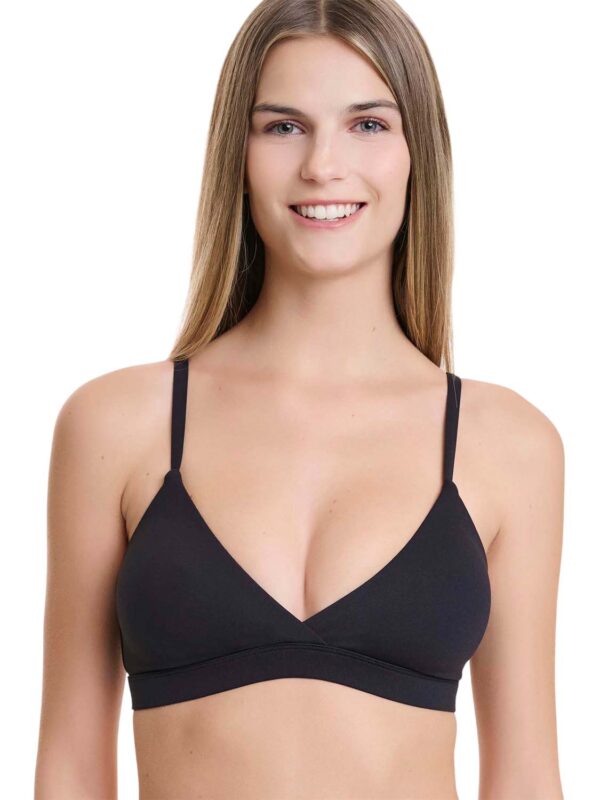WLK WIRELESS TRIANGLE BRA W2273-02 black 2607 1