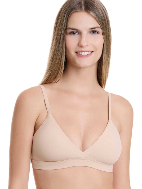 WLK WIRELESS TRIANGLE BRA W2273-19 beige 2607 1